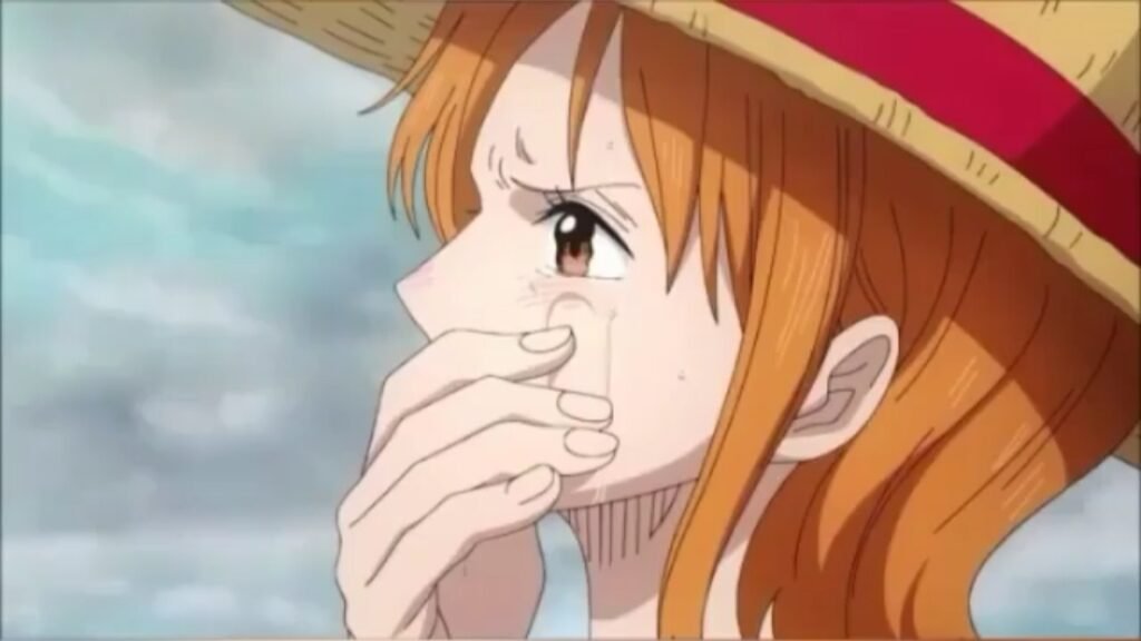 One Piece Anime Girls tears and Epic Comebacks Nami Crying