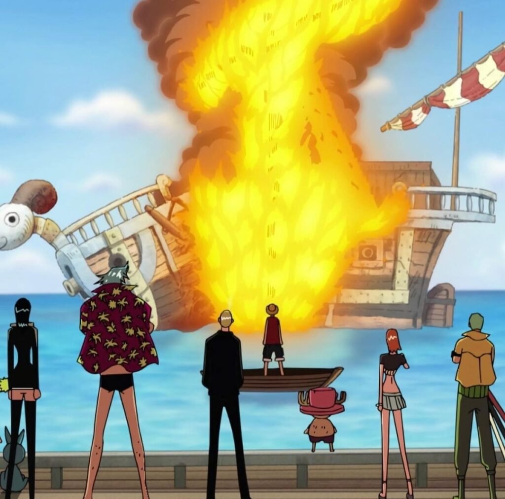 One Piece Anime Girls tears and Epic Comebacks Going Merry Crew