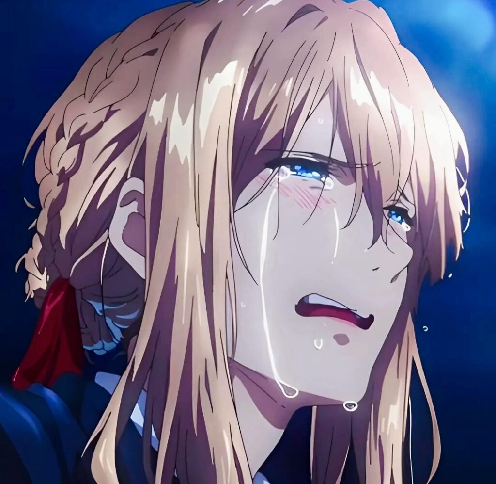 Violet Evergarden Anime Girl crying